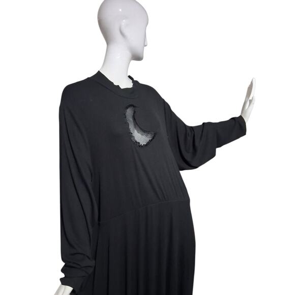 Hot Topic Celestial Moon Womens size 5X Ribbed Whimsigoth Witchy Fairygoth Dress - Picture 3 of 10